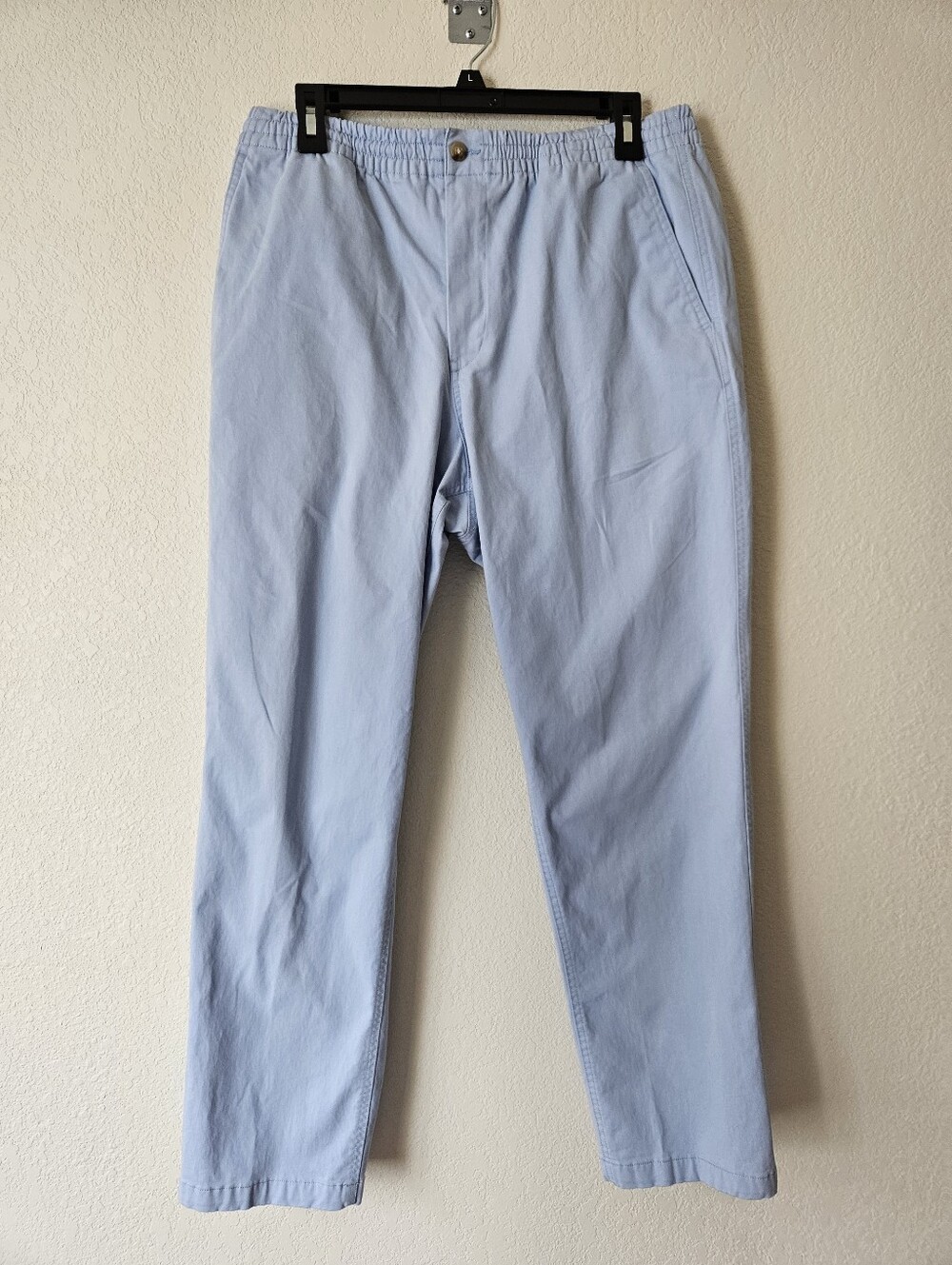 Polo Ralph Lauren Men's Prepster Classic Fit Pants, Light Blue Size Large